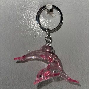 Pink Dolphin Keychain